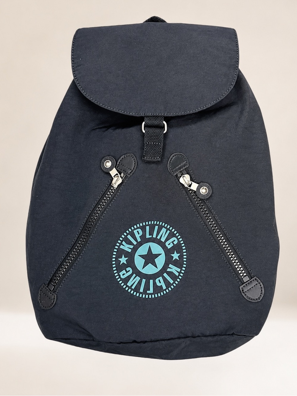 NWT KIPLING Navy Fundamental Backpack - Size Medium - SOLD OUT ONLINE - Picture 13 of 16